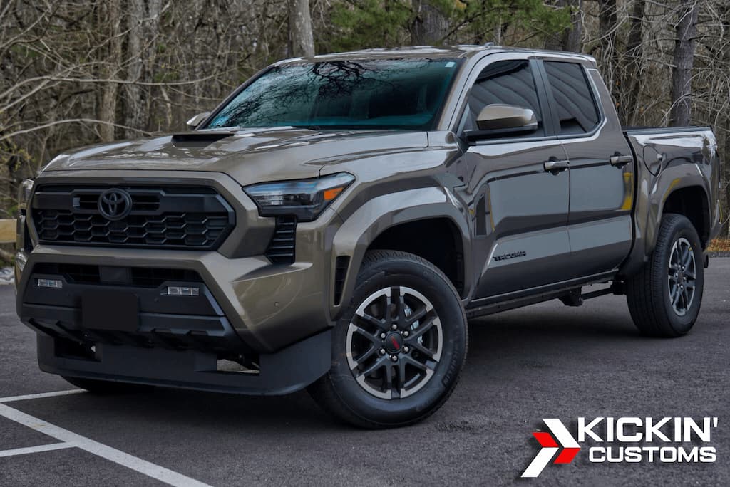Toyota Tacoma protected with the Apex Defense PPF Package by Kickin’ Customs, commonly chosen by Quincy truck owners