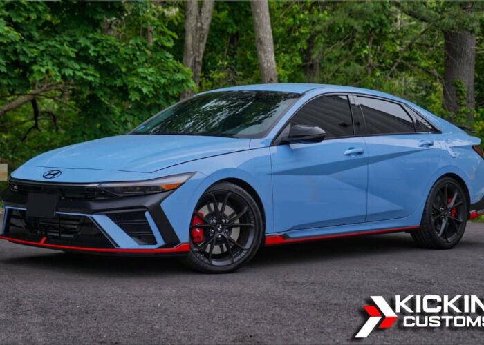 Hyundai Elantra N with XPEL XR Black 20% ceramic tint by Kickin’ Customs Hyundai Elantra N with XPEL XR Black 20% ceramic tint by Kickin’ Customs
