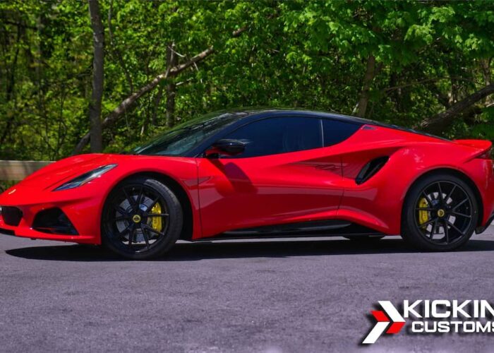 Lotus Emira with XPEL XR Plus 20% ceramic tint installed by Kickin’ Customs Lotus Emira with XPEL XR Plus 20% ceramic tint installed by Kickin’ Customs